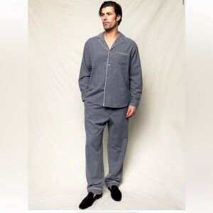 Petite Plume's Classic Pajama Set Gray Preowned Size Men’s XL Used Once Stylish.